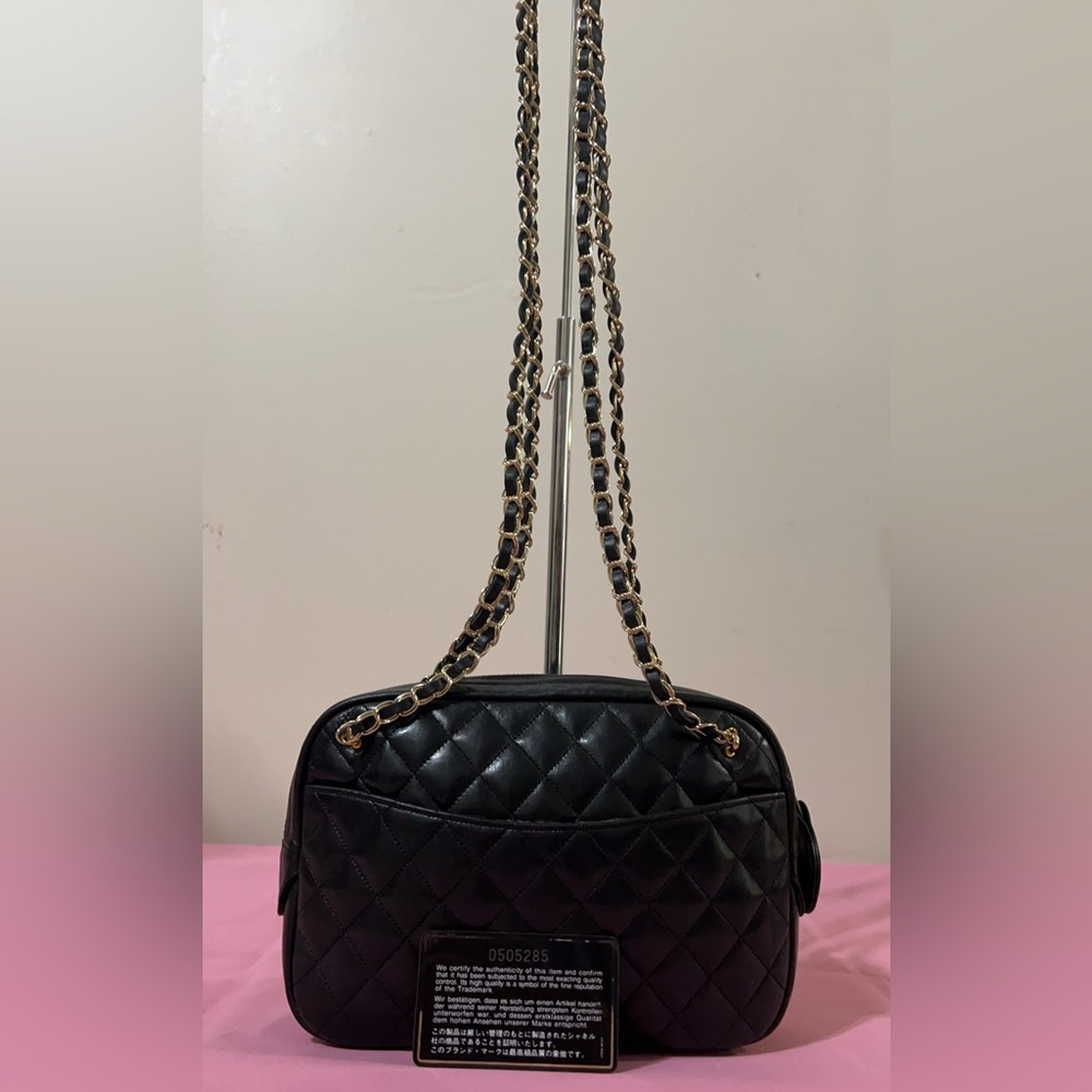 Chanel Vintage Quilted Camera Bag
